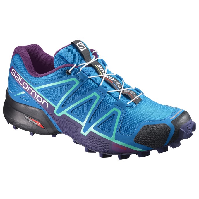 Salomon SPEEDCROSS 4 W Zapatillas Trail Running Mujer - Azules - Colombia (08951-YLJZ)